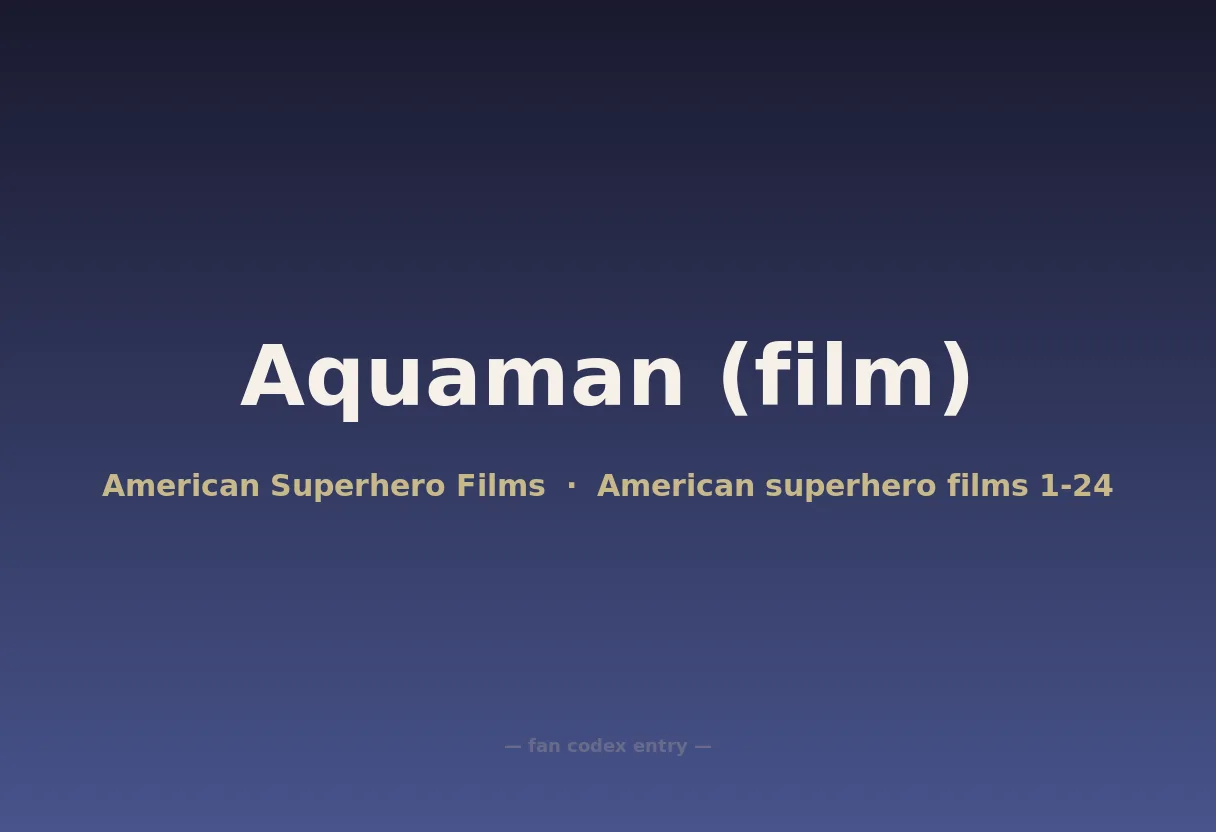 Aquaman (film)